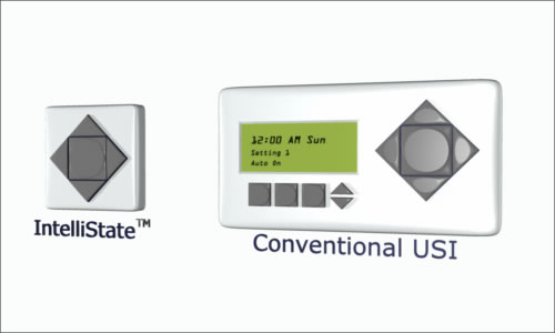 IntelliState reduces the required number of switches to just four or five, while eliminating the need for a display